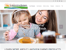 Tablet Screenshot of lakeviewfarms.com